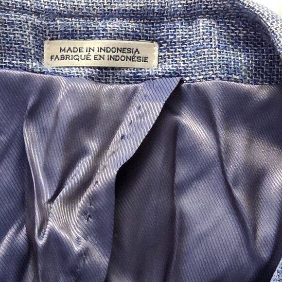 Joseph Abboud Wool Linen Blazer | Italian Guabello Fabric | 44S - Picture 5 of 10